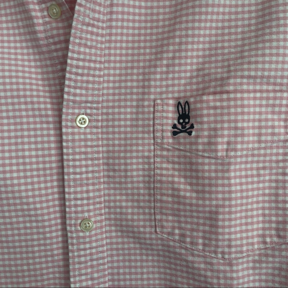 Psycho Bunny Checkered Button Down Long Sleeve Sh… - image 6
